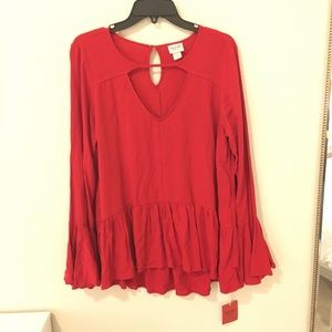 NWT Red Blouse